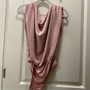 Size S Body Suit Top with Open Back